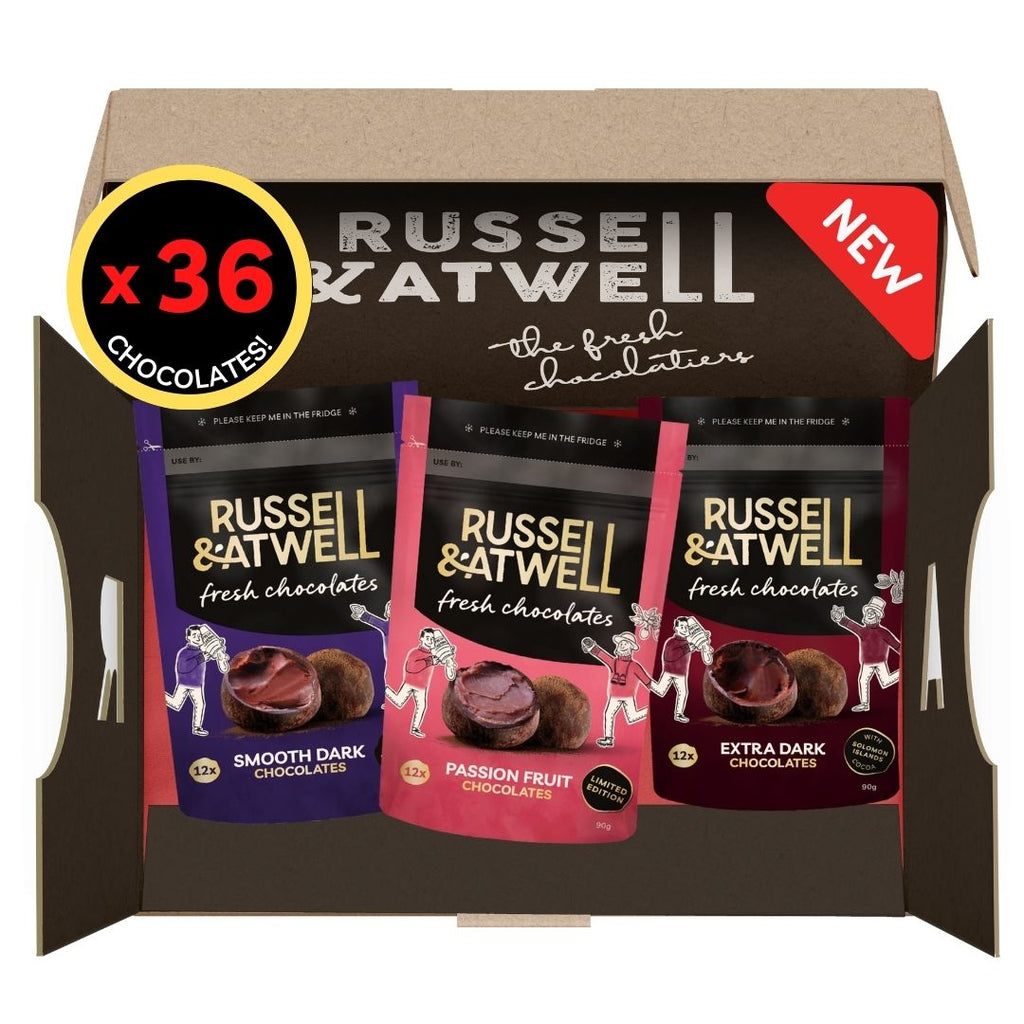 NEW Valentine's Dark Love Monty 3-Pack - Russell and Atwell