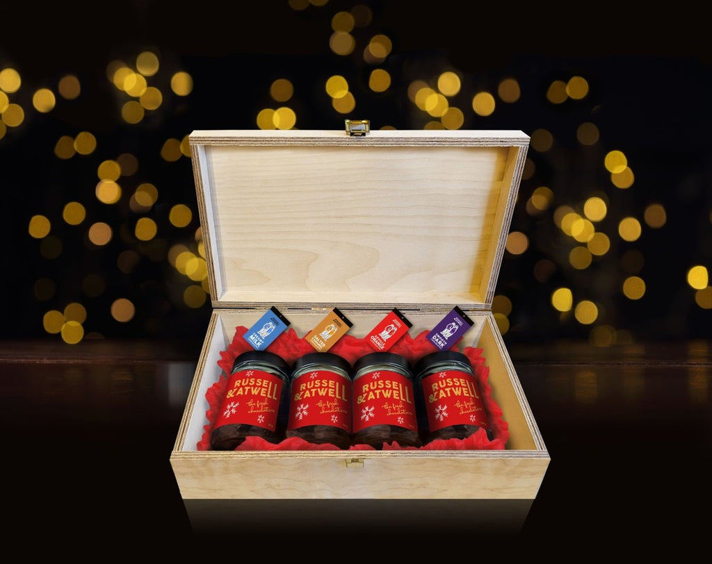 The BIG Festive Kahuna! Four Flavours in a premium gift box - Russell and Atwell